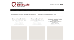 Desktop Screenshot of clinicacoracao.com